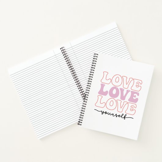 Hou van jezelf notitieboek (Binnen)