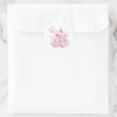 Hou van jezelf portret aanpasbaar portret ronde sticker (Tas)