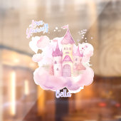 Hou van jezelf portret aanpasbaar raamsticker (Vel 2)