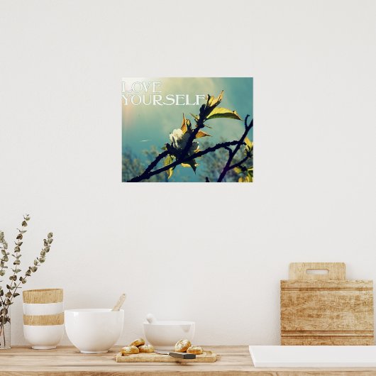 Hou van jezelf poster (Keuken)