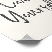 Hou van jezelf Poster (Hoek)