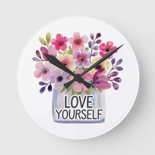 Hou van jezelf ronde klok (Voorkant)