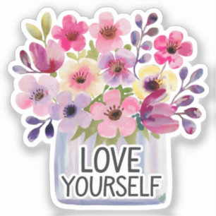 Hou van jezelf sticker