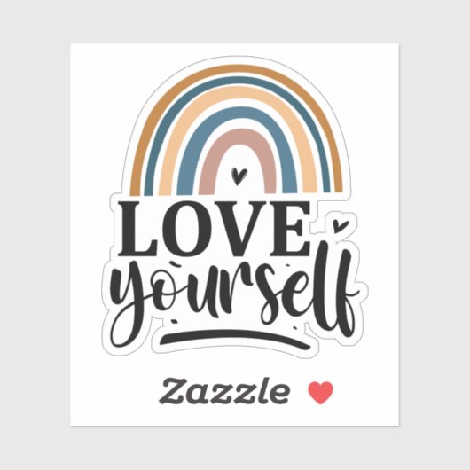 Hou van jezelf sticker (Vel)