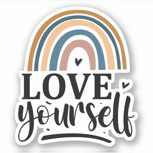 Hou van jezelf sticker (Voorkant)