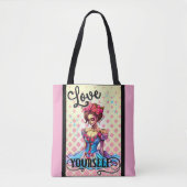 Hou van jezelf Sugar Skull Tote Bag (Voorkant)