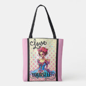 Hou van jezelf Sugar Skull Tote Bag (Achterkant)