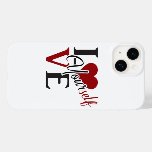 Hou van jezelf telefoonhoesje Case-Mate iPhone case (Achterkant (horizontaal))