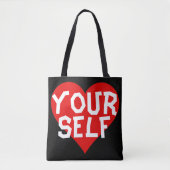 Hou van jezelf. tote bag (Voorkant)