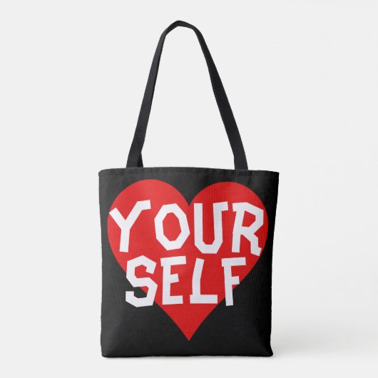 Hou van jezelf. tote bag (Achterkant)