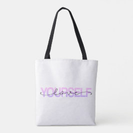Hou van jezelf Valentijn kalligrafie | Tote bag