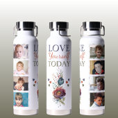 Hou van jezelf vandaag 8 foto floraal waterfles