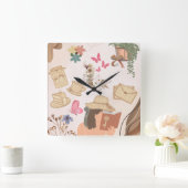 Hou van jezelf vierkante klok (Huis)