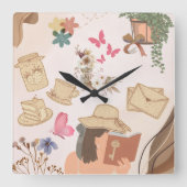 Hou van jezelf vierkante klok (Voorkant)