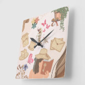 Hou van jezelf vierkante klok (Hoek)