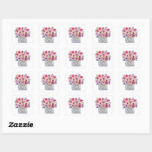 Hou van jezelf vierkante sticker (Vel)