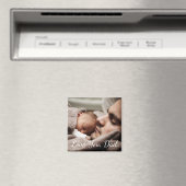 Hou van jou, pap, vader en Baby Foto Magneet (Insitu (Vaatwasser))