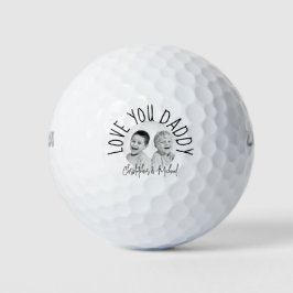 Hou Van Jou Papa Foto Golfballen