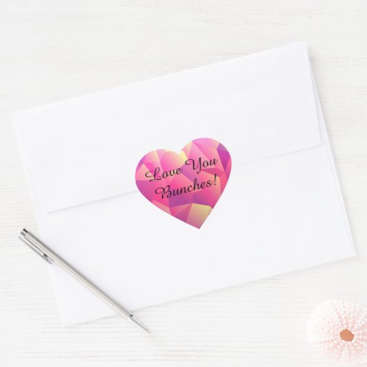 Hou van jullie trossen! hart sticker (Envelop)
