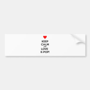 Hou van K-Pop! Bumpersticker