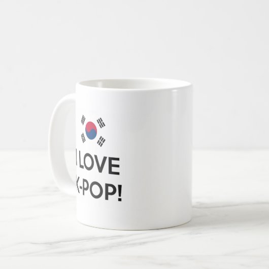 Hou van K-Pop! Koffiemok (Voorkant links)