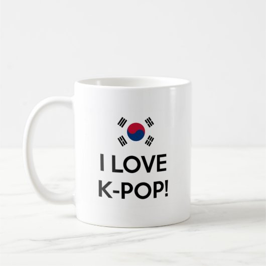 Hou van K-Pop! Koffiemok (Links)