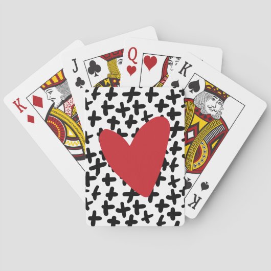 Hou van kaarten! XOXO Pokerkaarten (Achterkant)