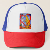 Hou van kangoeroes Australisch dier Trucker Pet (Voorkant)