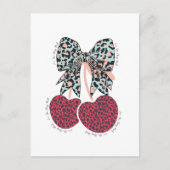 Hou van kersen veel grappig fruit briefkaart (Voorkant)