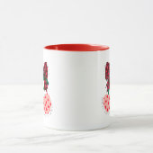 Hou van kersen veel grappig fruit mok (Midden)