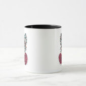 Hou van kersen veel grappig fruit mok (Midden)