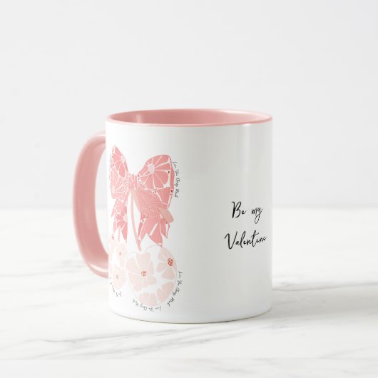 Hou van kersen veel grappig fruit mok (Voorkant links)