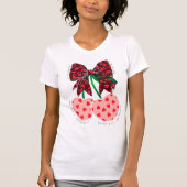 Hou van kersen veel grappig fruit t-shirt (Voorkant)