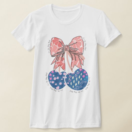 Hou van kersen veel grappig fruit t-shirt (Laagn)