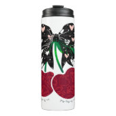 Hou van kersen veel grappig fruit thermosbeker (Voorkant)