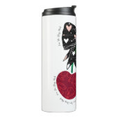 Hou van kersen veel grappig fruit thermosbeker (Gedraaid links)
