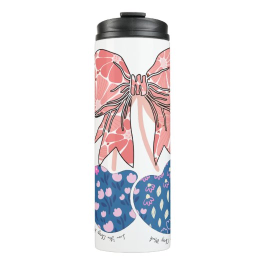 Hou van kersen veel grappig fruit thermosbeker (Voorkant)