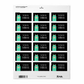 Hou van Llama Emoji Etiket (Full Sheet)