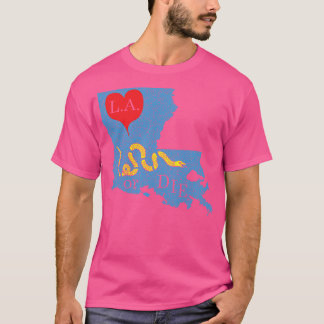Hou van Louisiana of sterf T-shirt