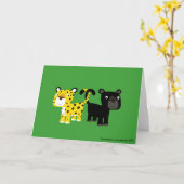 Hou van luipaarden kaart (Gele Bloem)