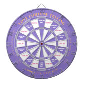"Hou van me, hou van me niet" Fortune Telling Dart Dartbord (Voorkant)
