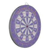 "Hou van me, hou van me niet" Fortune Telling Dart Dartbord (Voorkant Links)