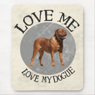 Hou van me, hou van mijn hond muismat