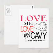 Hou van me, hou van mijn jas briefkaart (Voorkant / Achterkant)