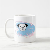 Hou van me... hou van mijn Pitbull! KoffieMok (Links)