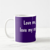 Hou van me, hou van mijn ratten! koffiemok (Links)