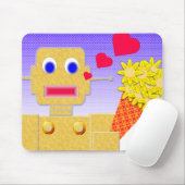 Hou van me, ik ben een robot muismat (Met muis)