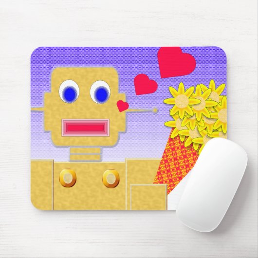 Hou van me, ik ben een robot muismat (Met muis)
