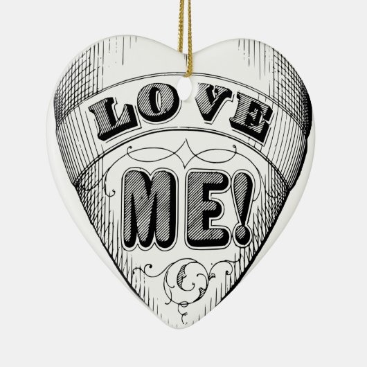 Hou van me keramisch ornament (Rechts)