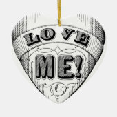 Hou van me keramisch ornament (Voorkant)